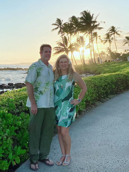 Womens Halter Palm Leaf Floral Casual Dresses Summer Beach Dress Sleeveless Short Sundresses XS-XL